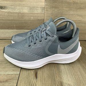 Nike Zoom Winflo 6 Running Shoes Women Size 7 Sneakers Gray White.